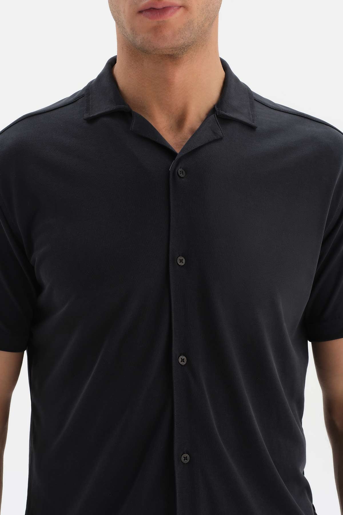 NAVY CUPRA SHORT SLEEVE SHIRT