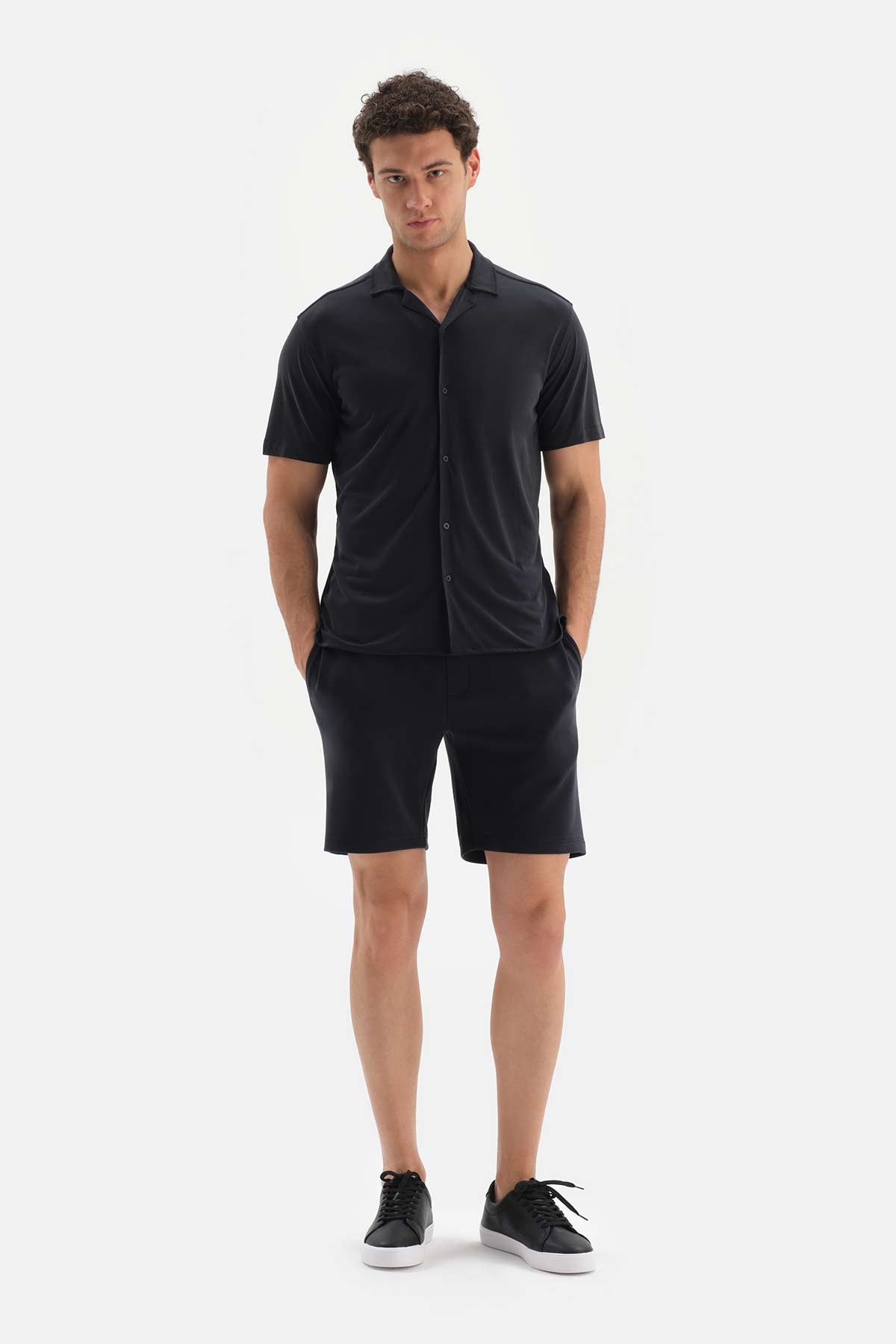 NAVY CUPRA SHORT SLEEVE SHIRT