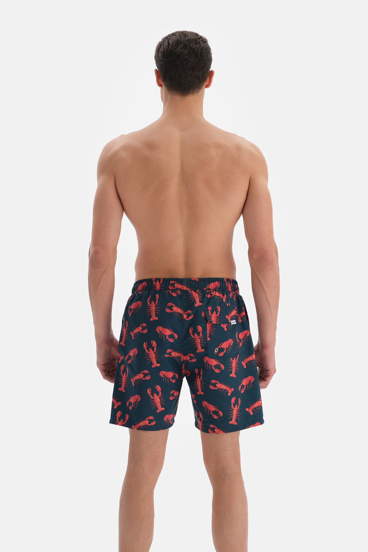 NAVY - ORANGE SHORTS