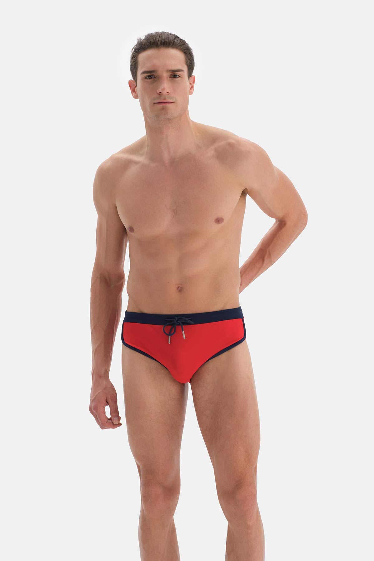 Kırmızı - Lacivert Slip Mayo