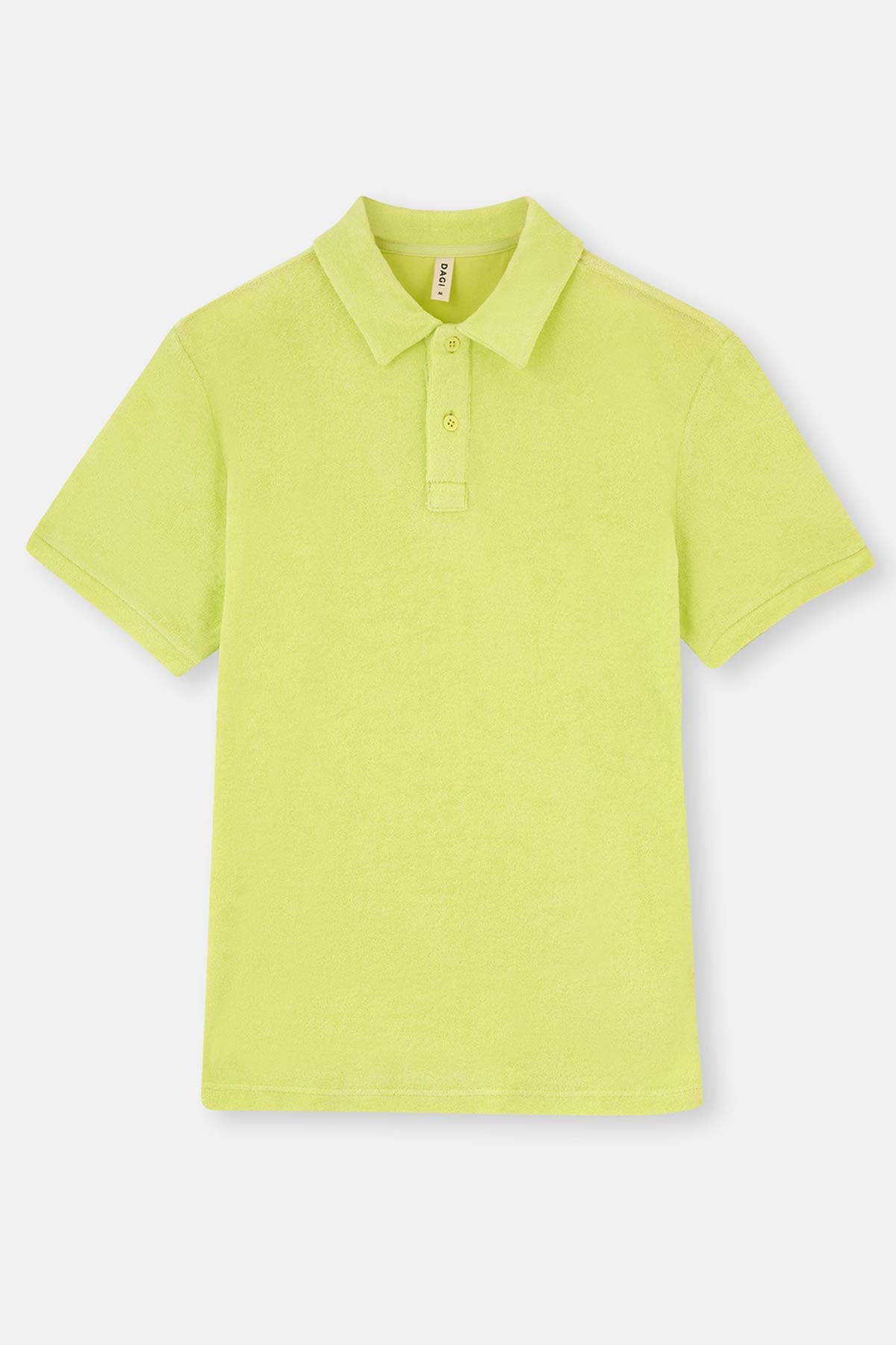 Sarı Havlu Polo Yaka Tişört