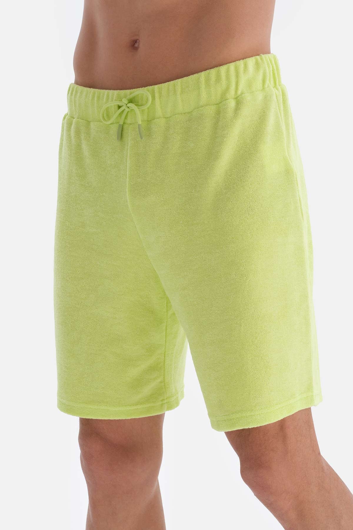 Neon Yeşil Havlu Şort