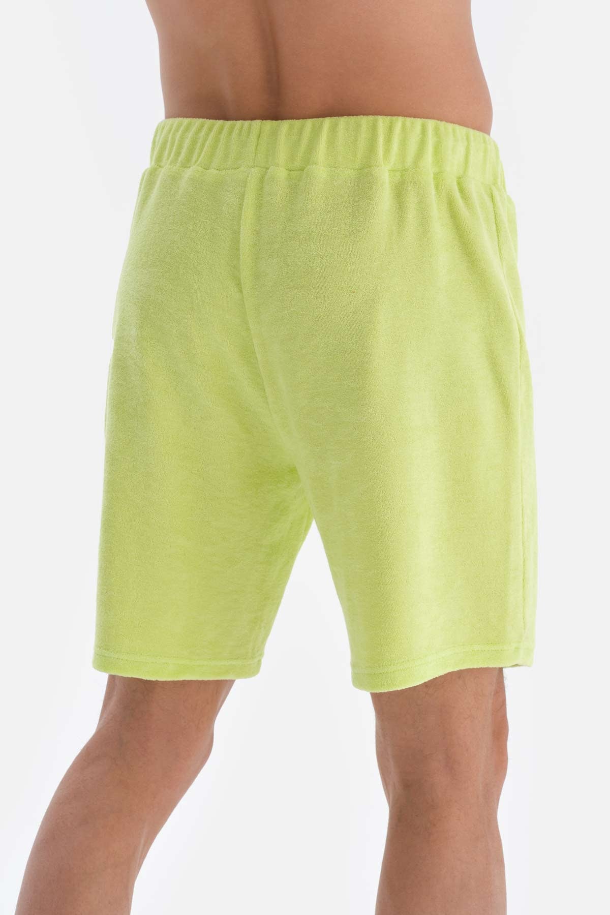 Neon Yeşil Havlu Şort