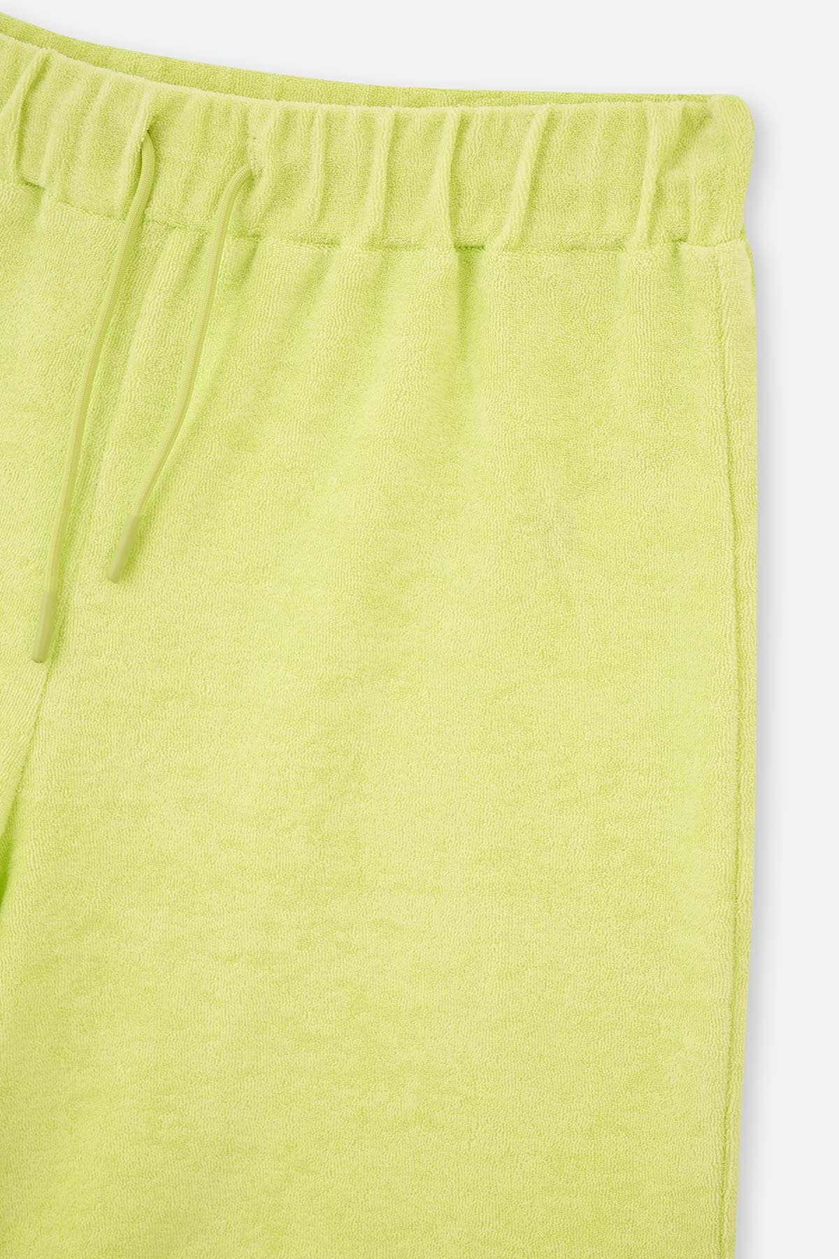 Neon Yeşil Havlu Şort