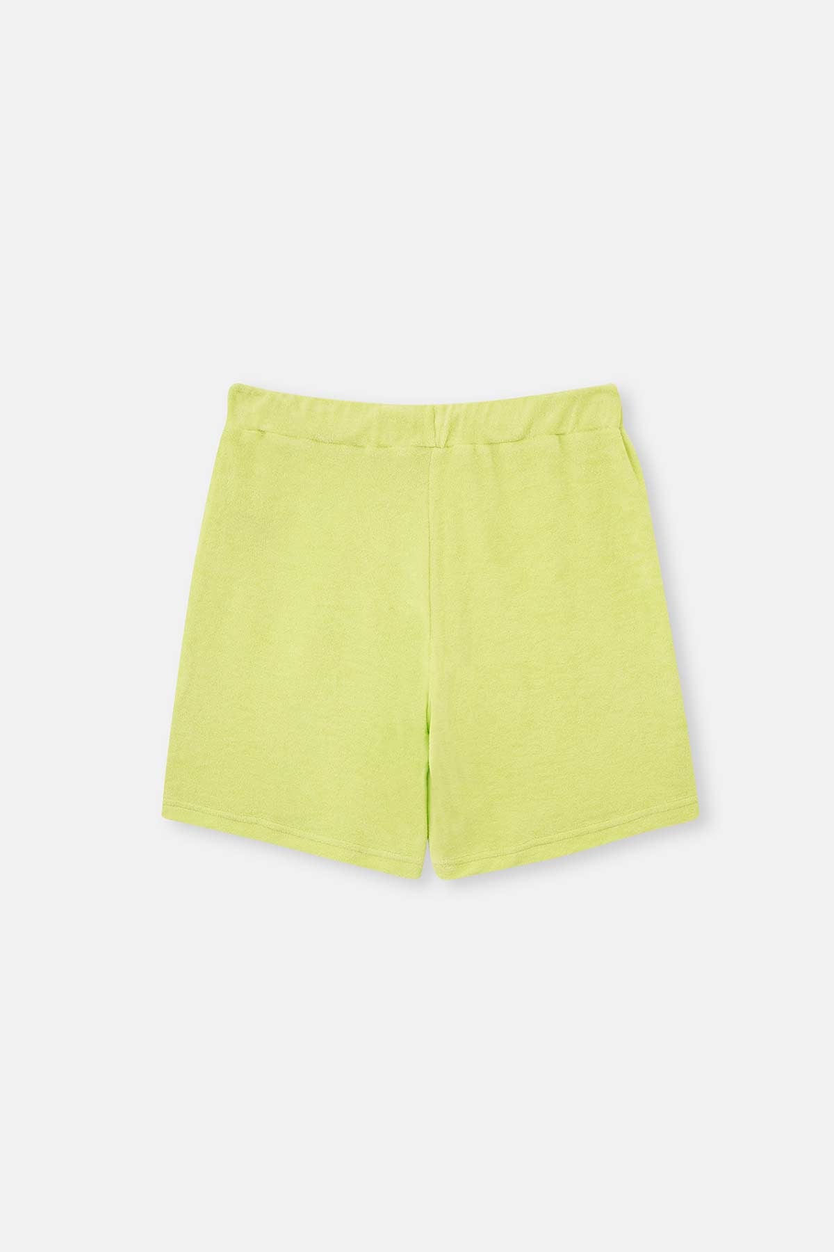 Neon Yeşil Havlu Şort