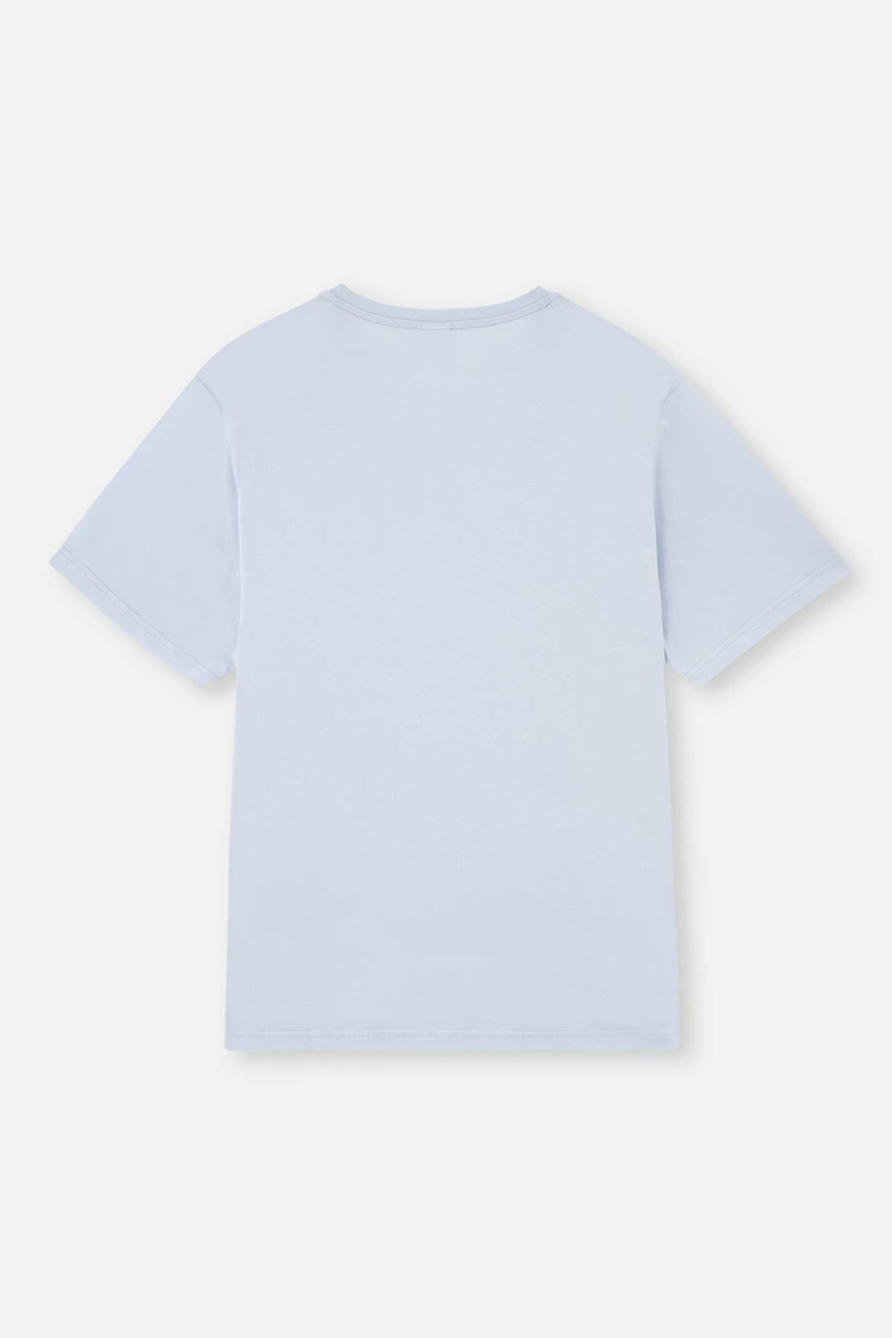 LIGHT BLUE V-NECK SHORT SLEEVE KNITTED PAJAMAS