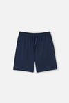 LIGHT BLUE V-NECK SHORT SLEEVE KNITTED PAJAMAS