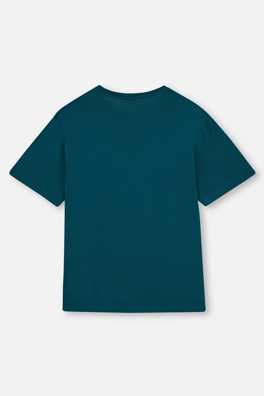 TEAL KNITTED PAJAMAS WITH HALF-PLOTTED CAPRI