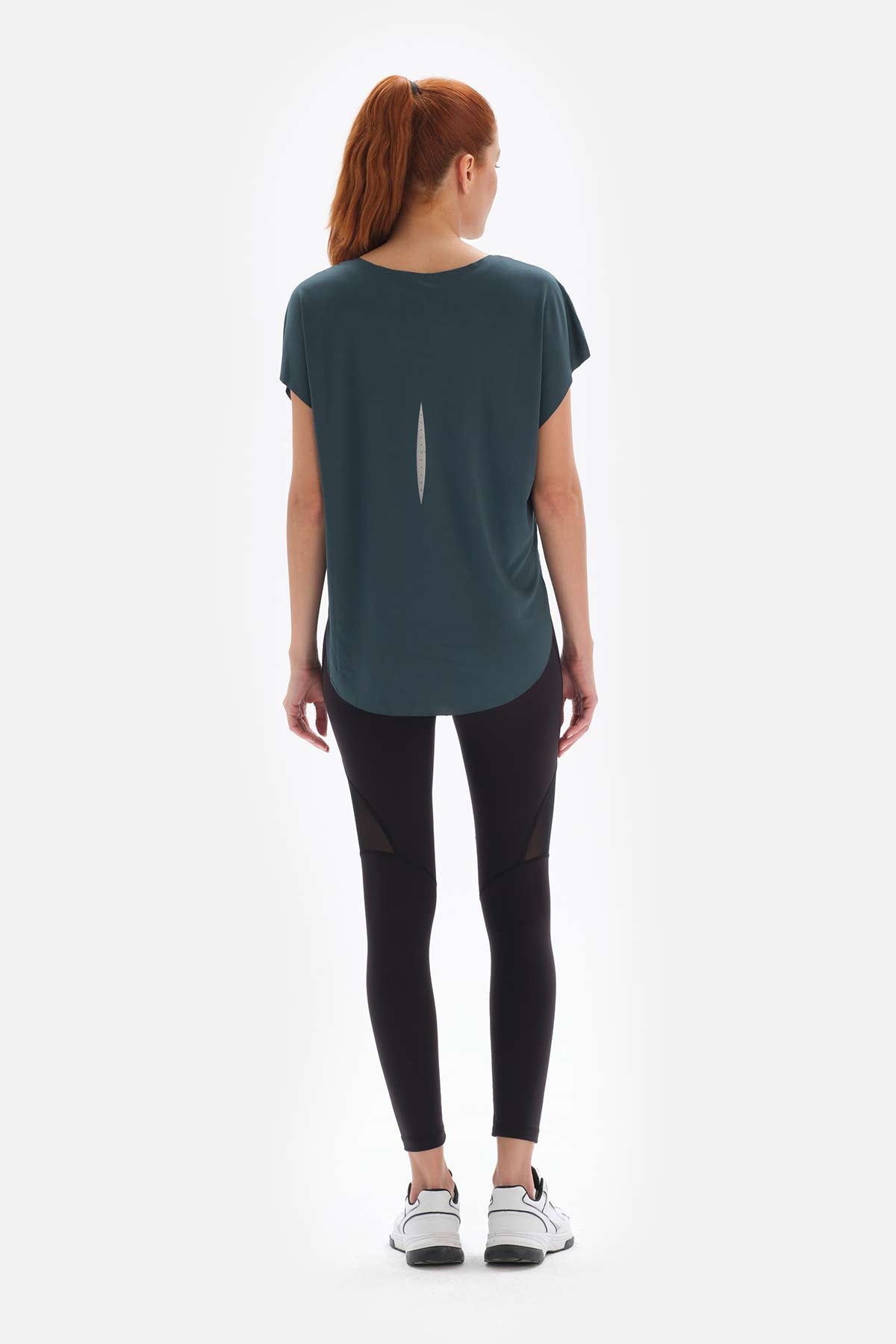 Petrol Dagi Active Kayık Yaka T-Shirt