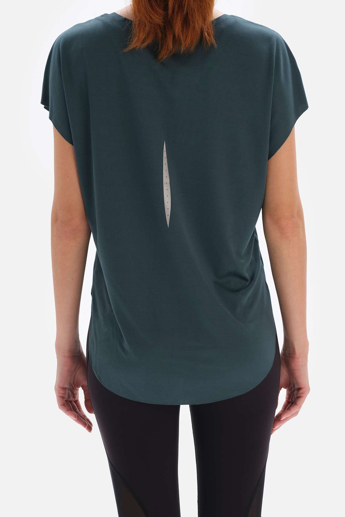 Petrol Dagi Active Kayık Yaka T-Shirt