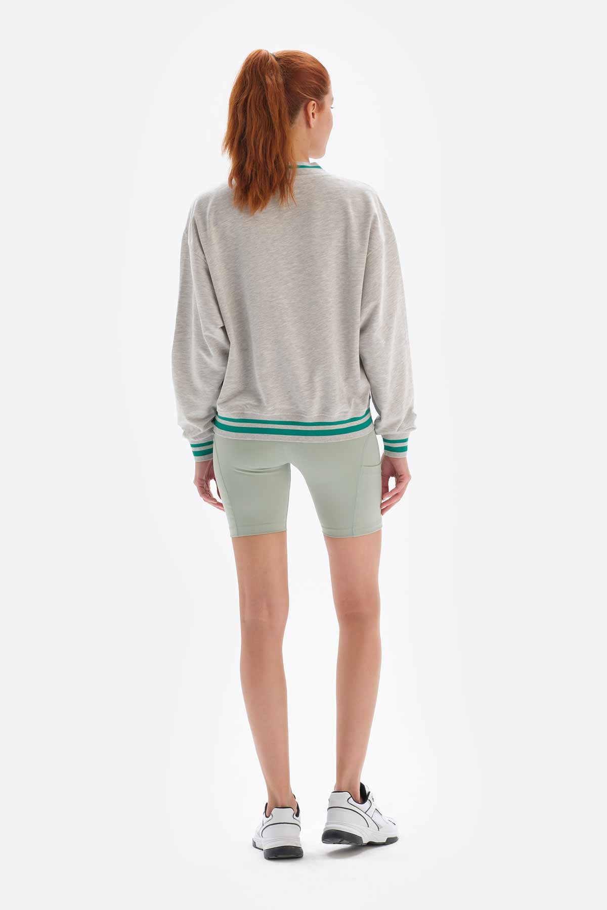 GREY MELANGE SWEATSHIRT