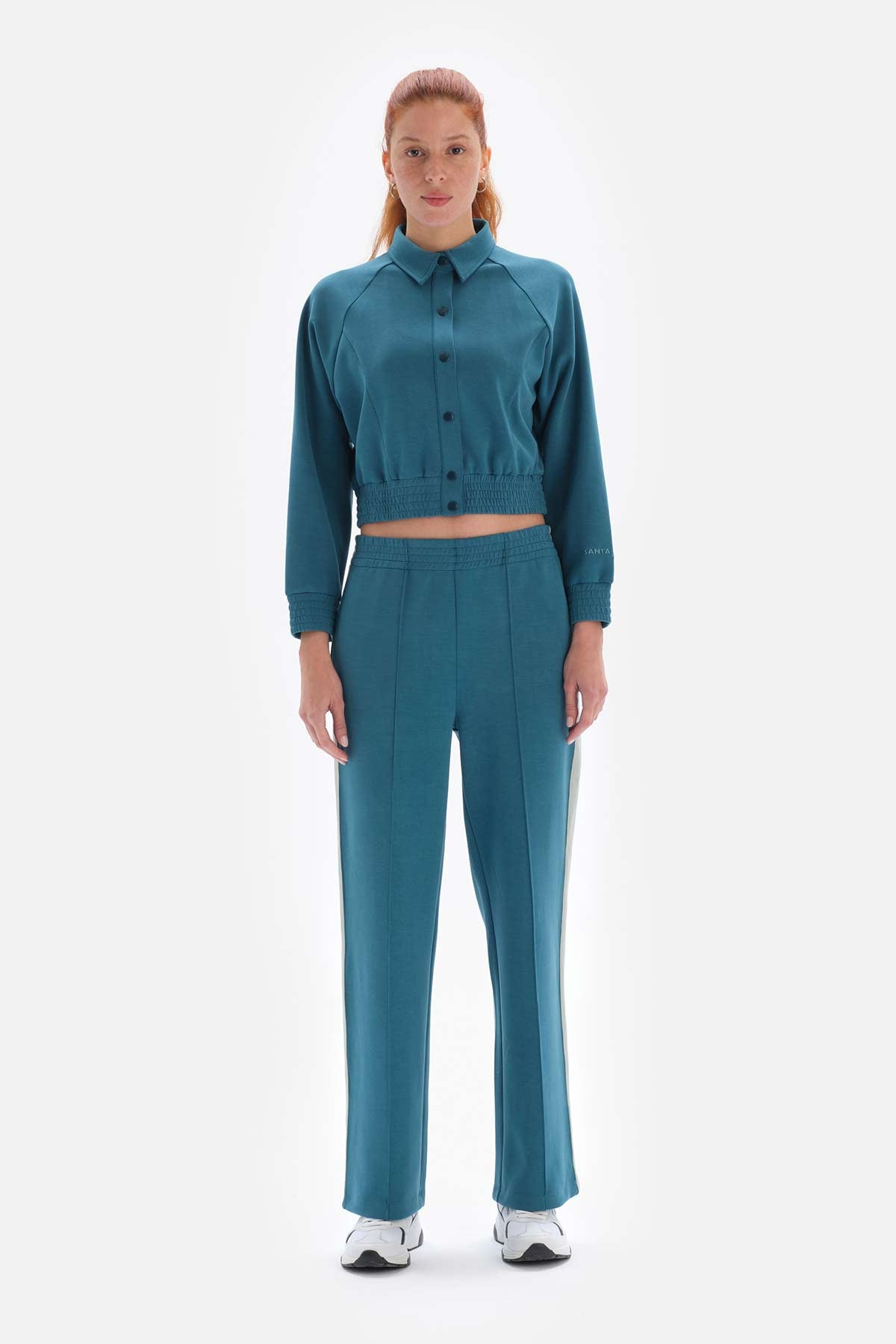 TEAL TRACKSUIT BOTTOM