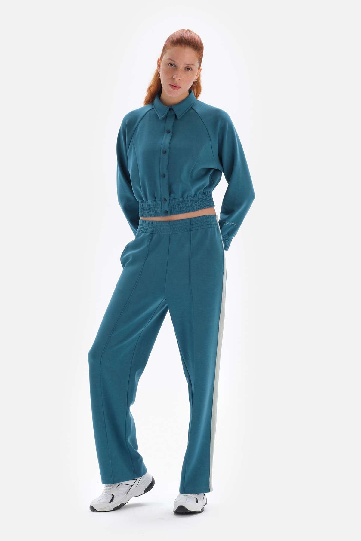 TEAL TRACKSUIT BOTTOM