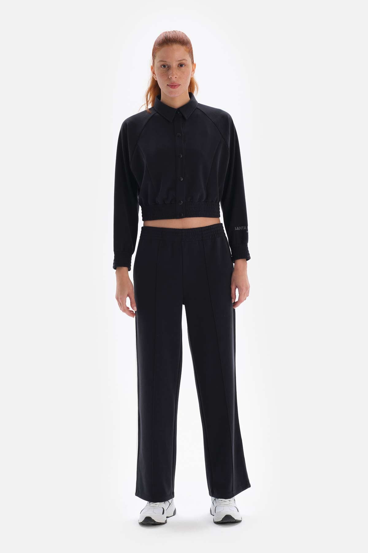 BLACK TRACKSUIT BOTTOM