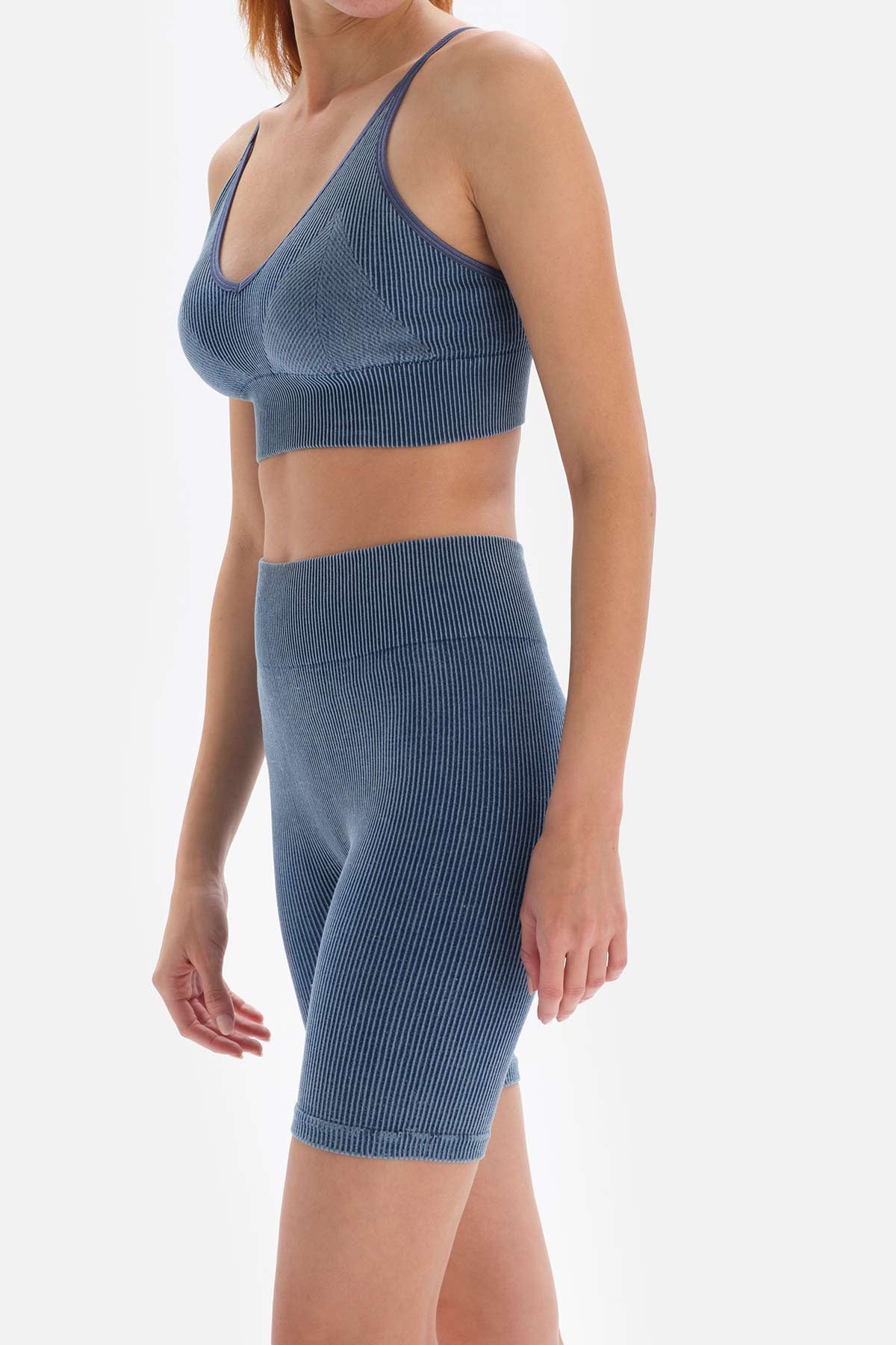 Indigo Dagi Active Seamless Biker Spor Tayt