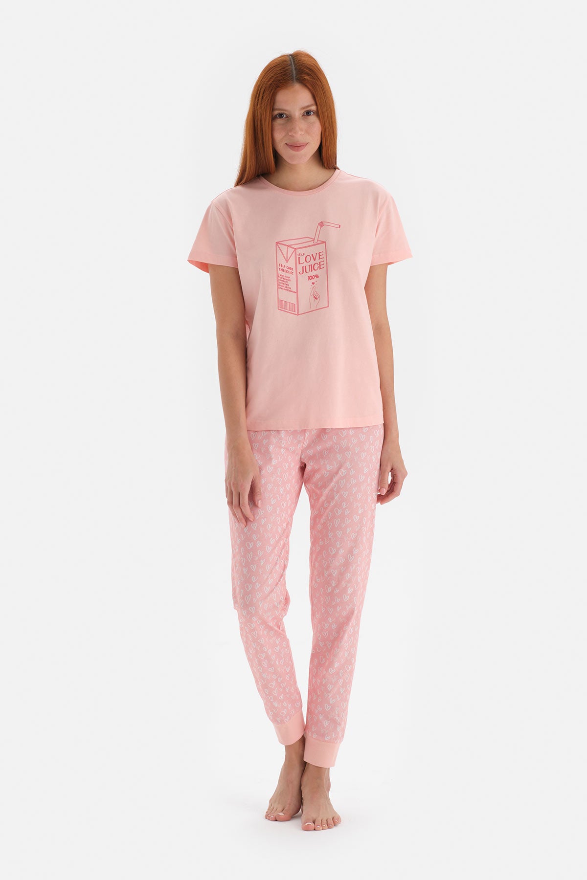 SALMON PYJAMA SET