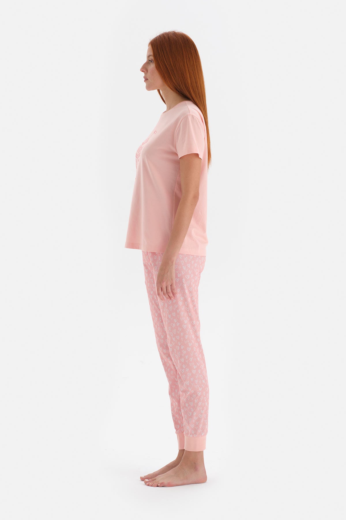 SALMON PYJAMA SET