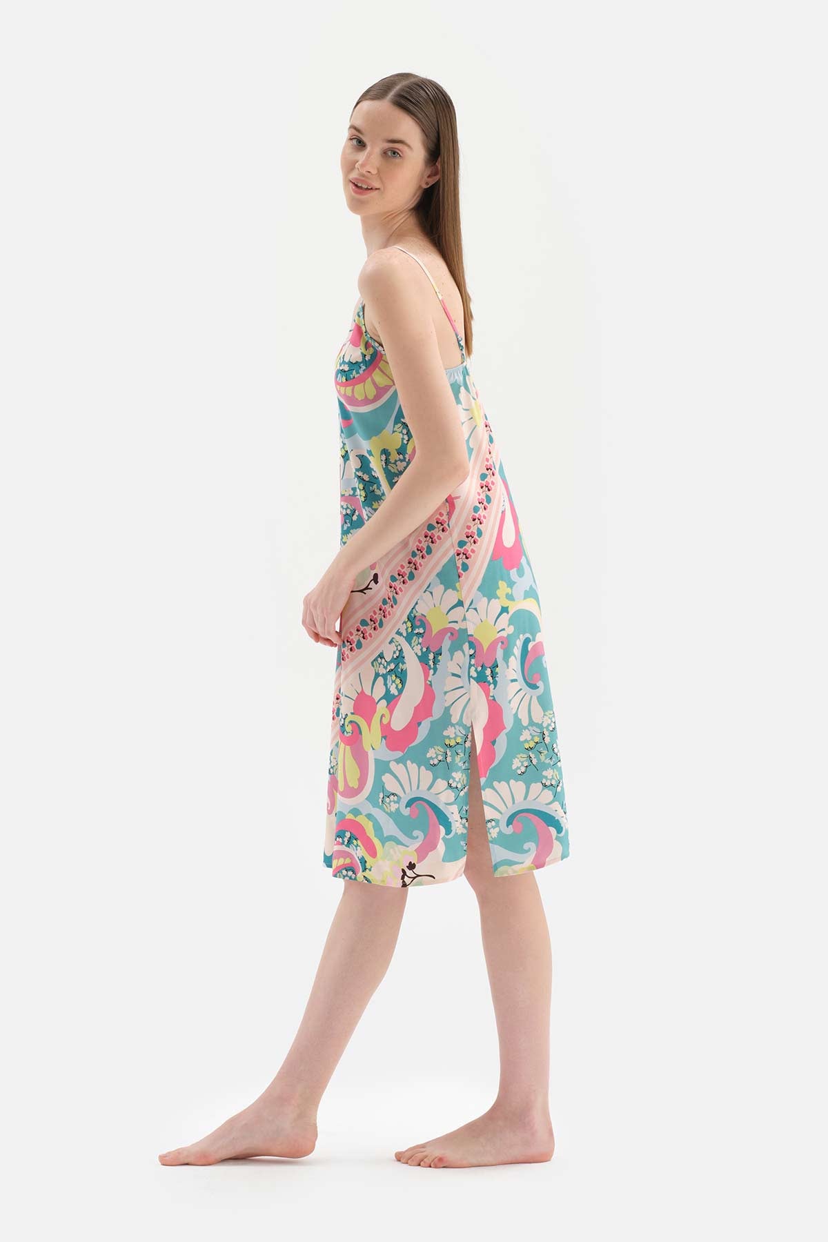 MULTICOLOUR WOVEN NIGHTWEIGHT WITH HANGER