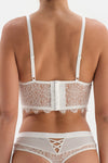 WHITE BRA