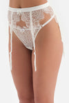 WHITE GARTER