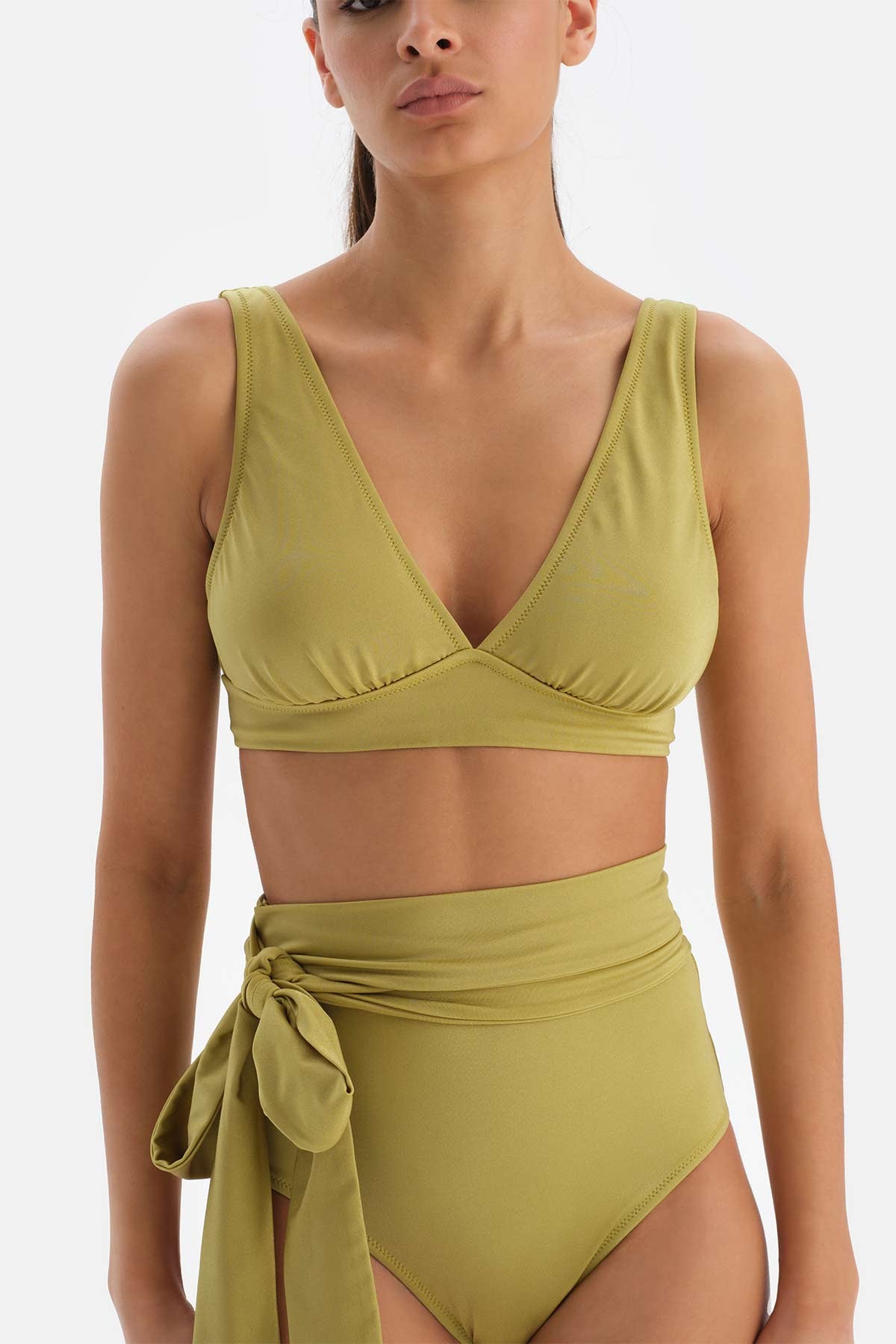 PISTACHIO GREEN BIKINI TOP