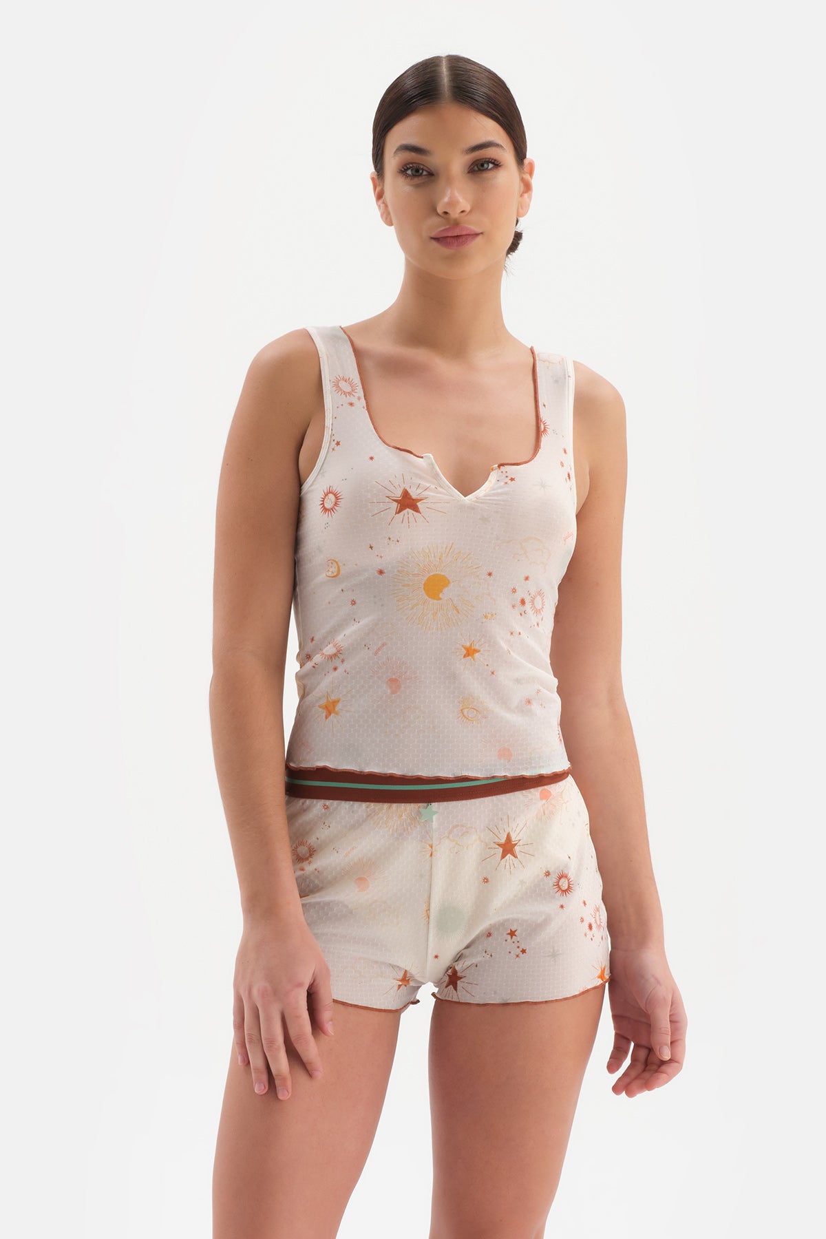 PRINTED TANKTOP SHORTS SET