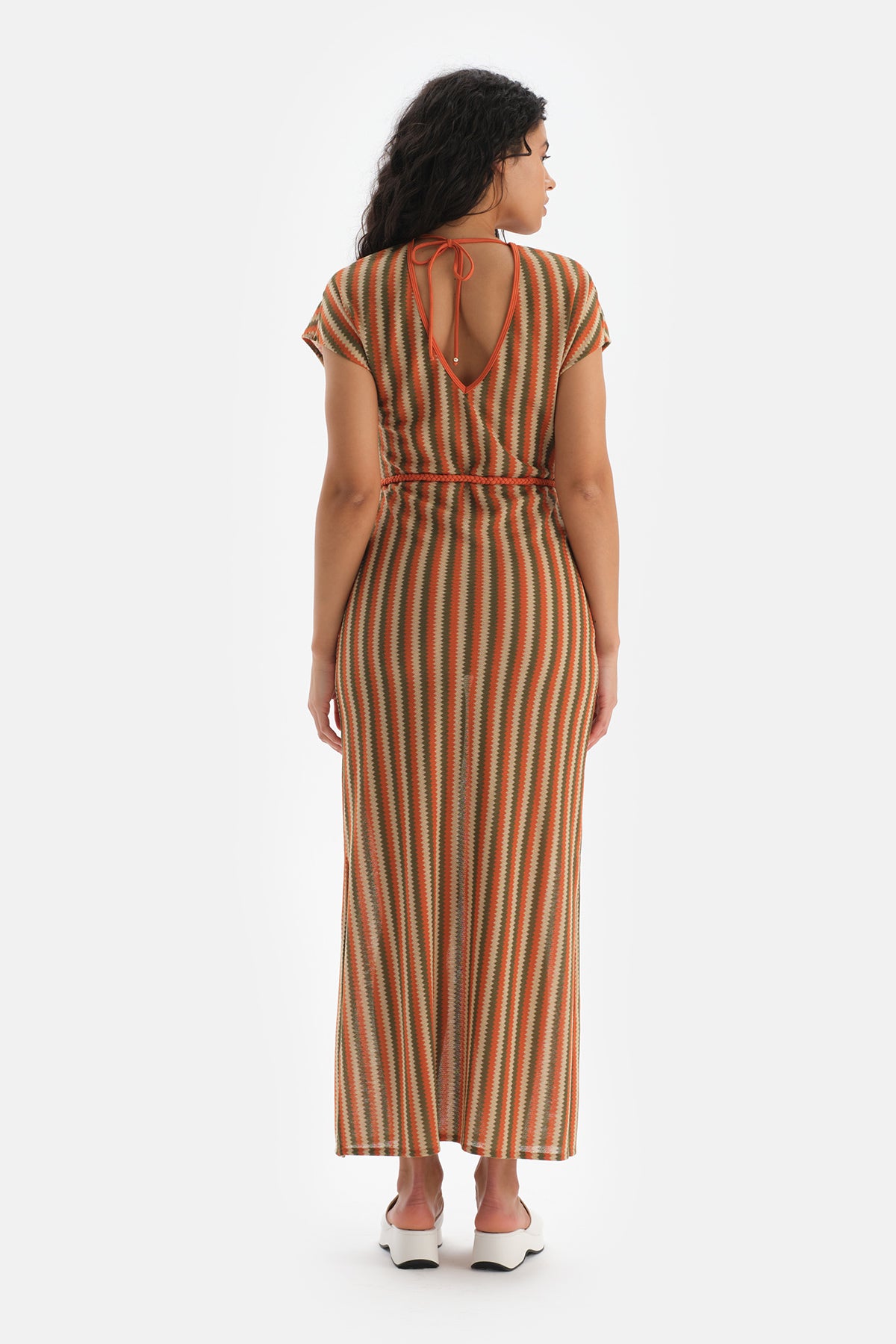 ORANGE - GREEN DRESS