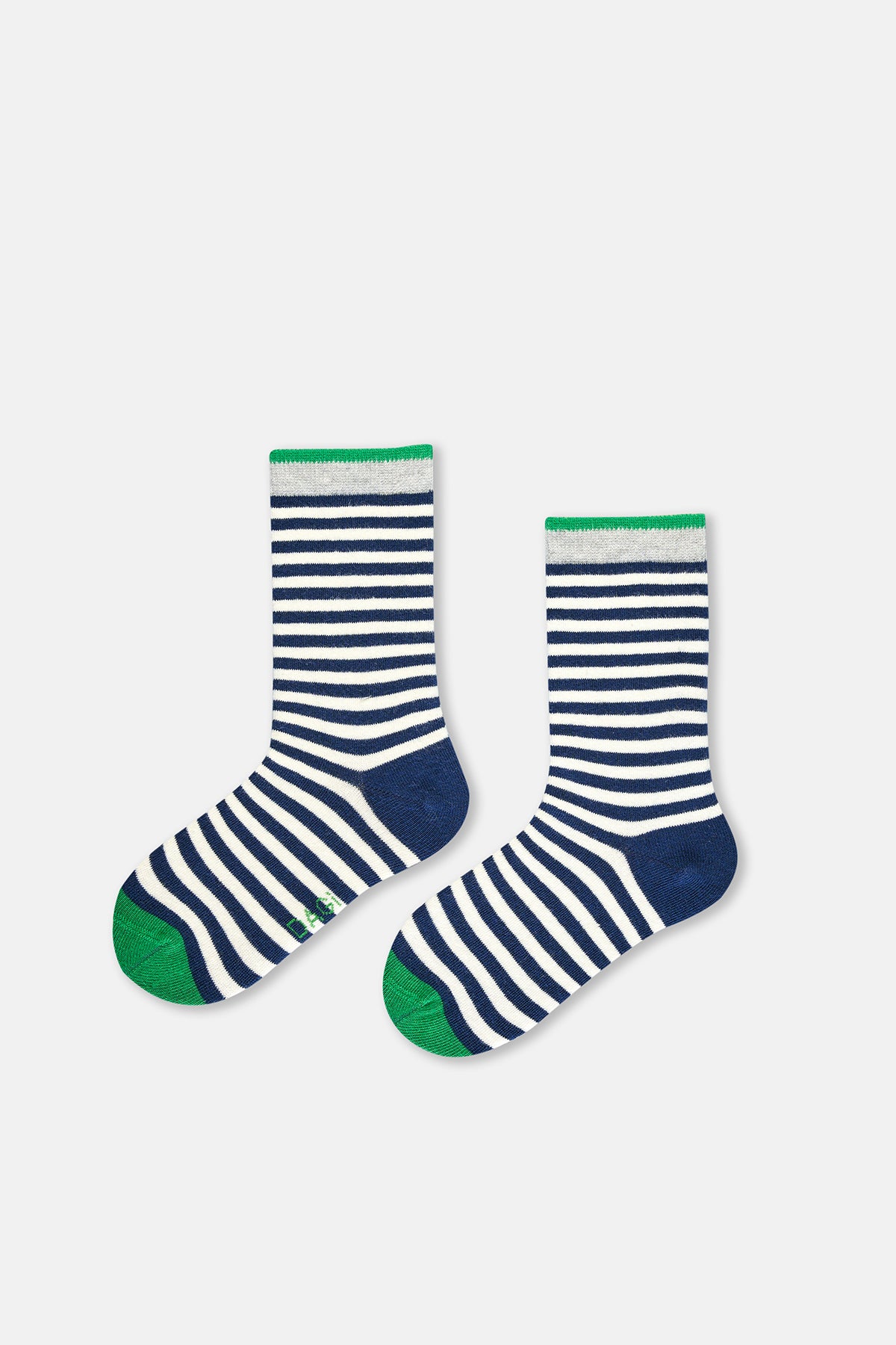 Grey Melange-Navy SOCKS