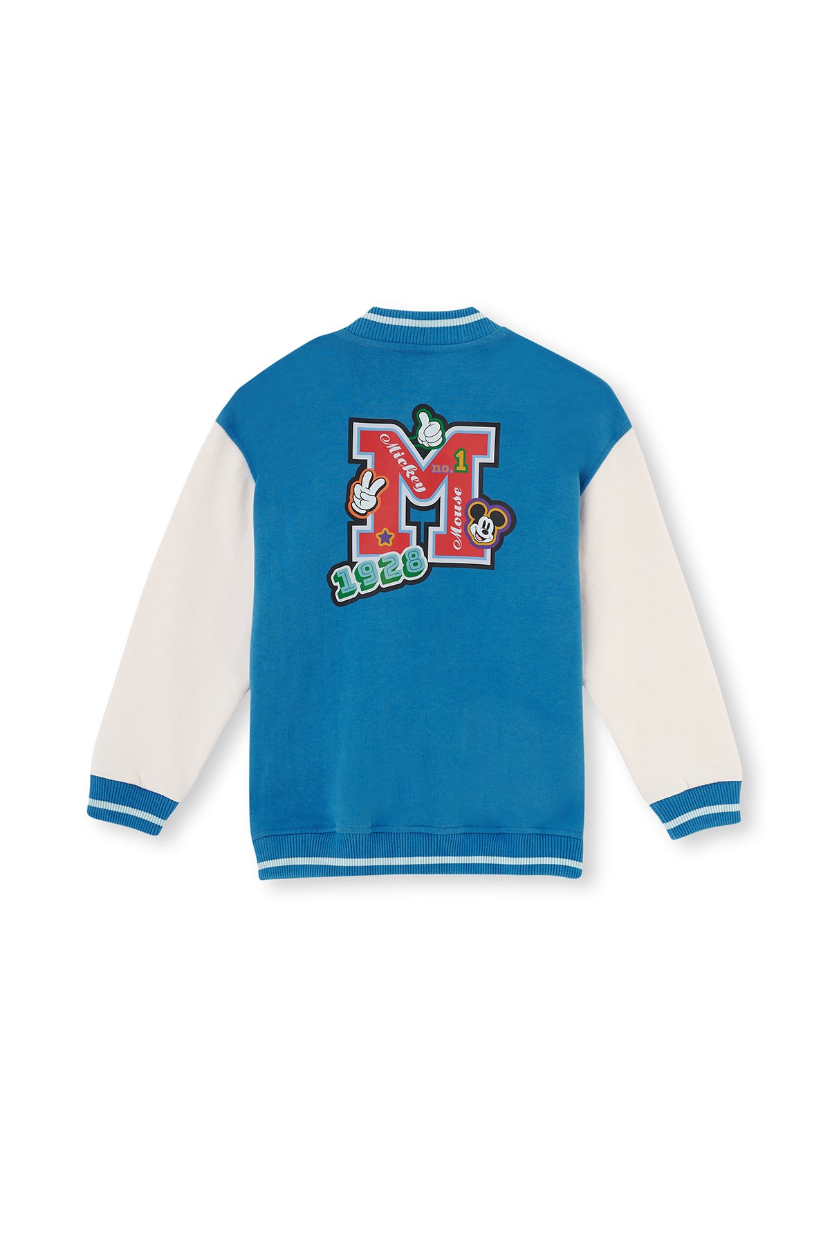 Saxe MICKEY MOUSE PRINT DETAILED UNISEX BOMBER JACKET