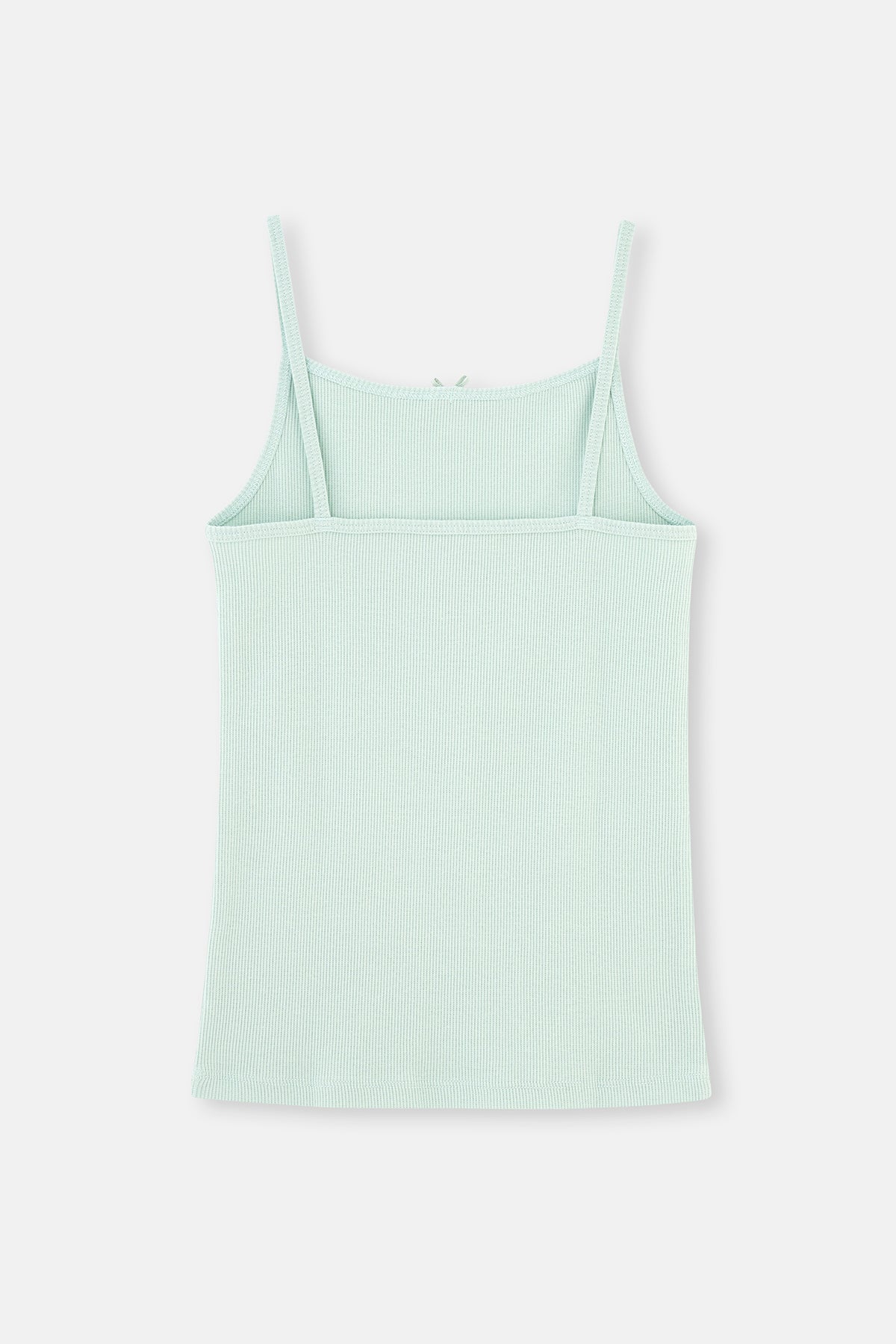 Green-Ecru 2-PACK GIRL COTTON RIB ATHLETTE