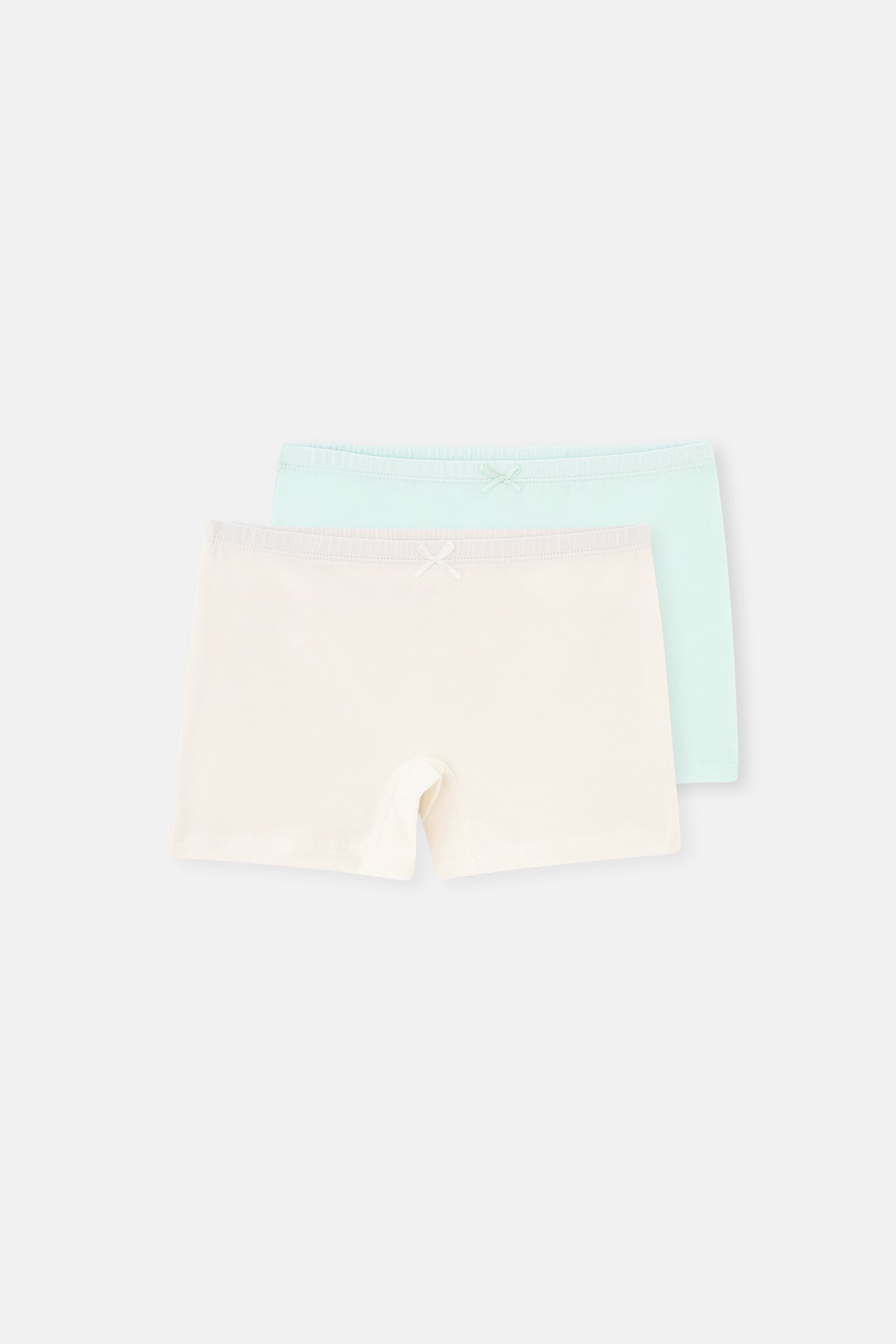 Multicolor 2'Li Kız Çocuk Boxer