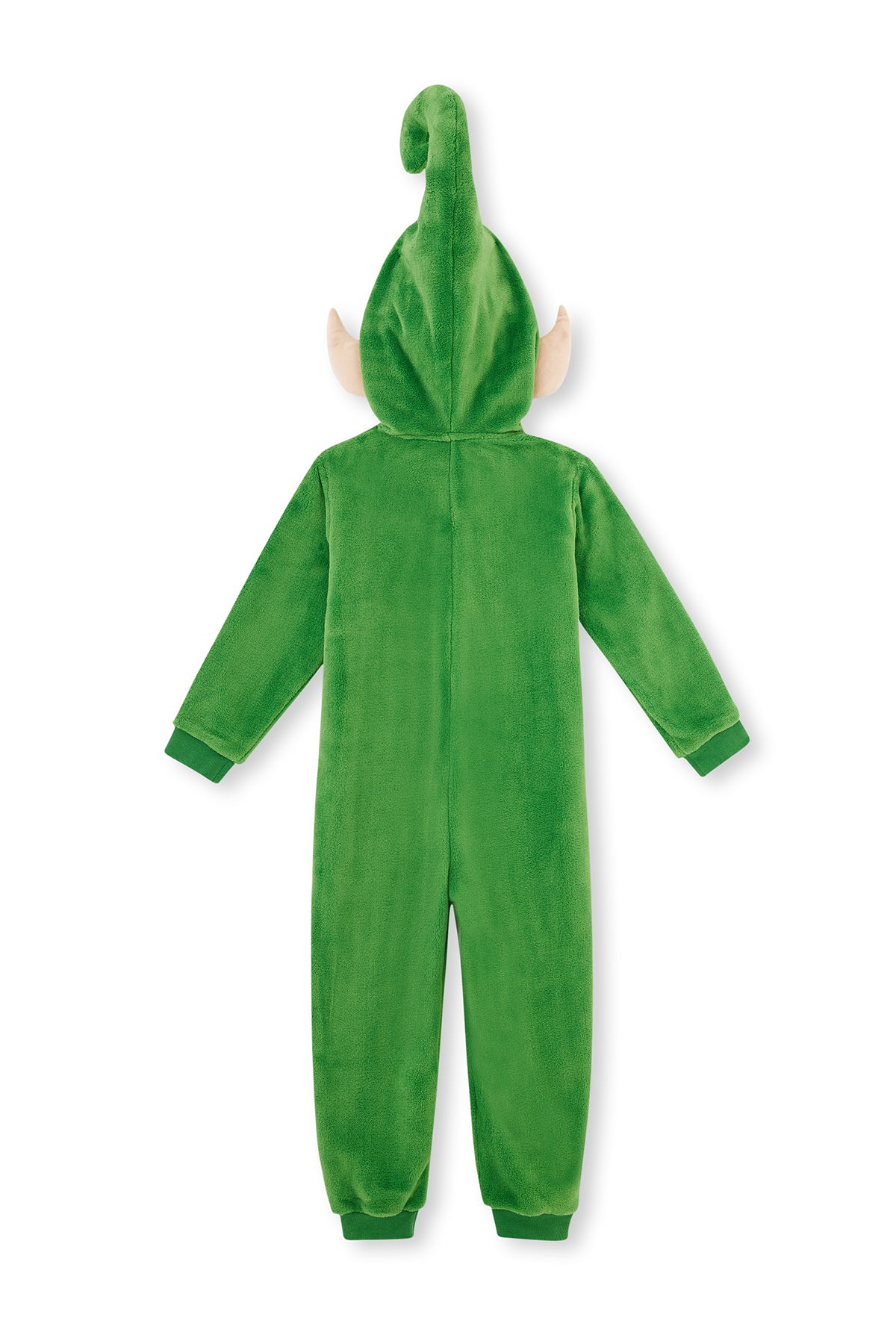 Green UNISEX JUMPSUIT WITH ELF HAT