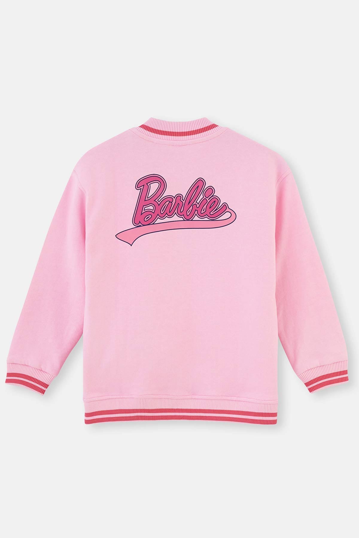 Pink BARBIE PRINTED BOMBER JACKET