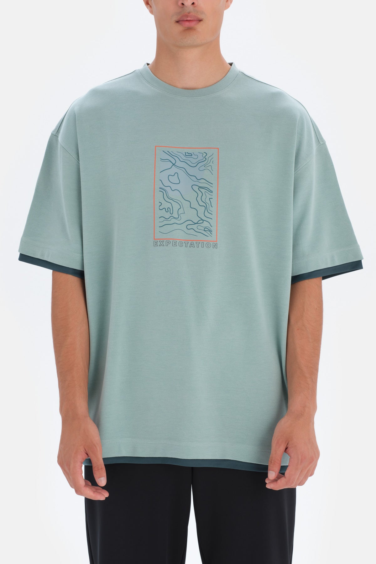 Mint Yeşili Dagi Active Mint i Garnili Spor T-Shirt