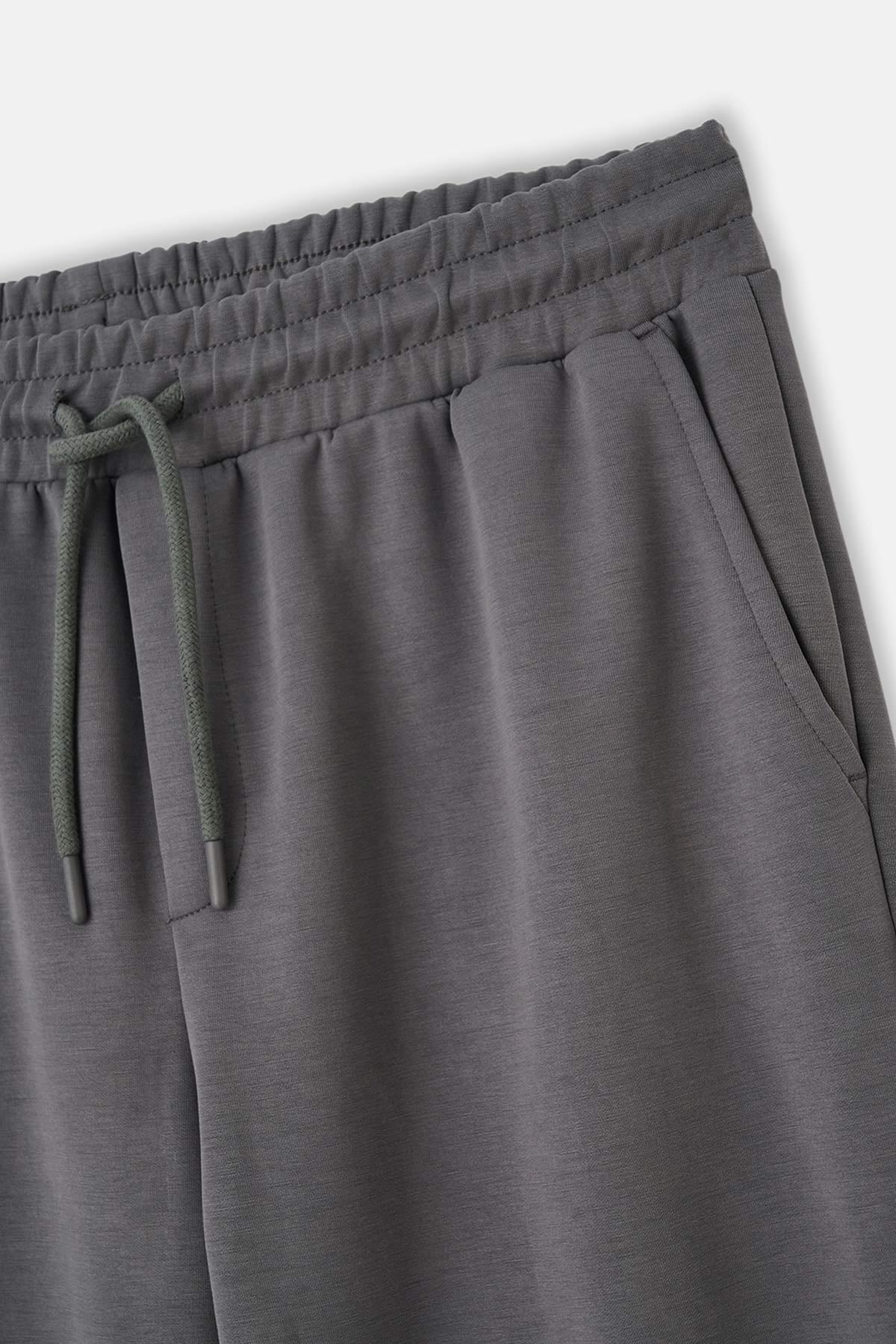 Füme Jogger Paça Eşofman Altı