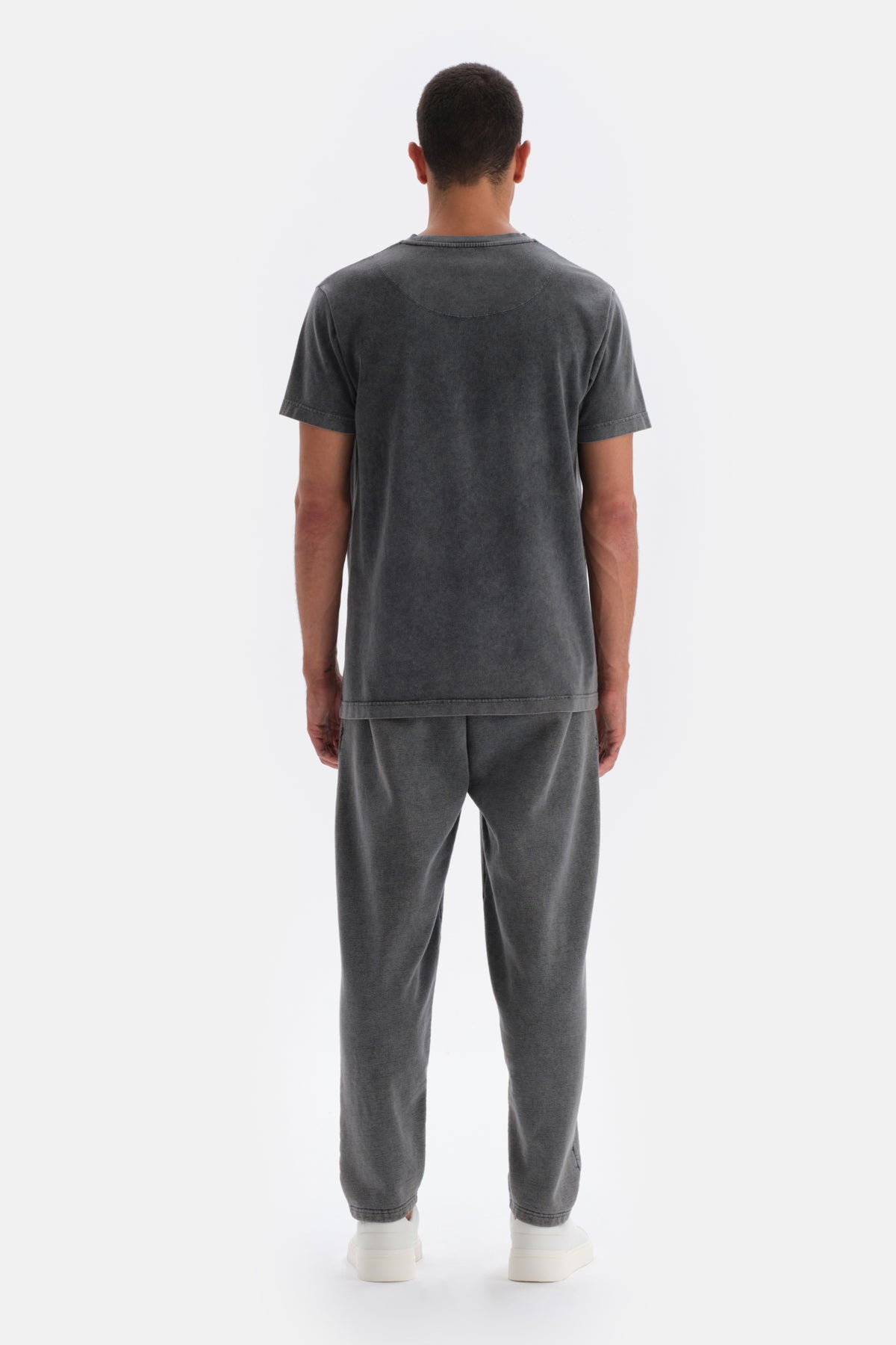 Smoke DOUBLE LEG RIBBED WASHED TRACKSUIT