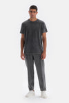 Smoke DOUBLE LEG RIBBED WASHED TRACKSUIT