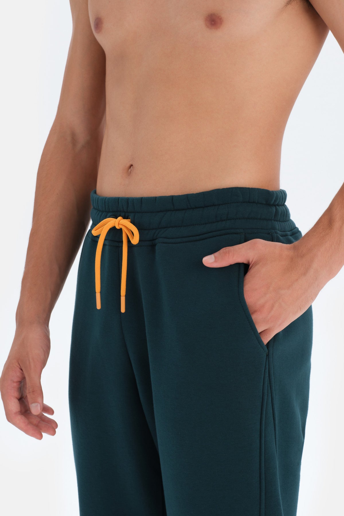 Koyu Yeşil Dagi Active Koyu Yan Detaylı Eşofman Altı