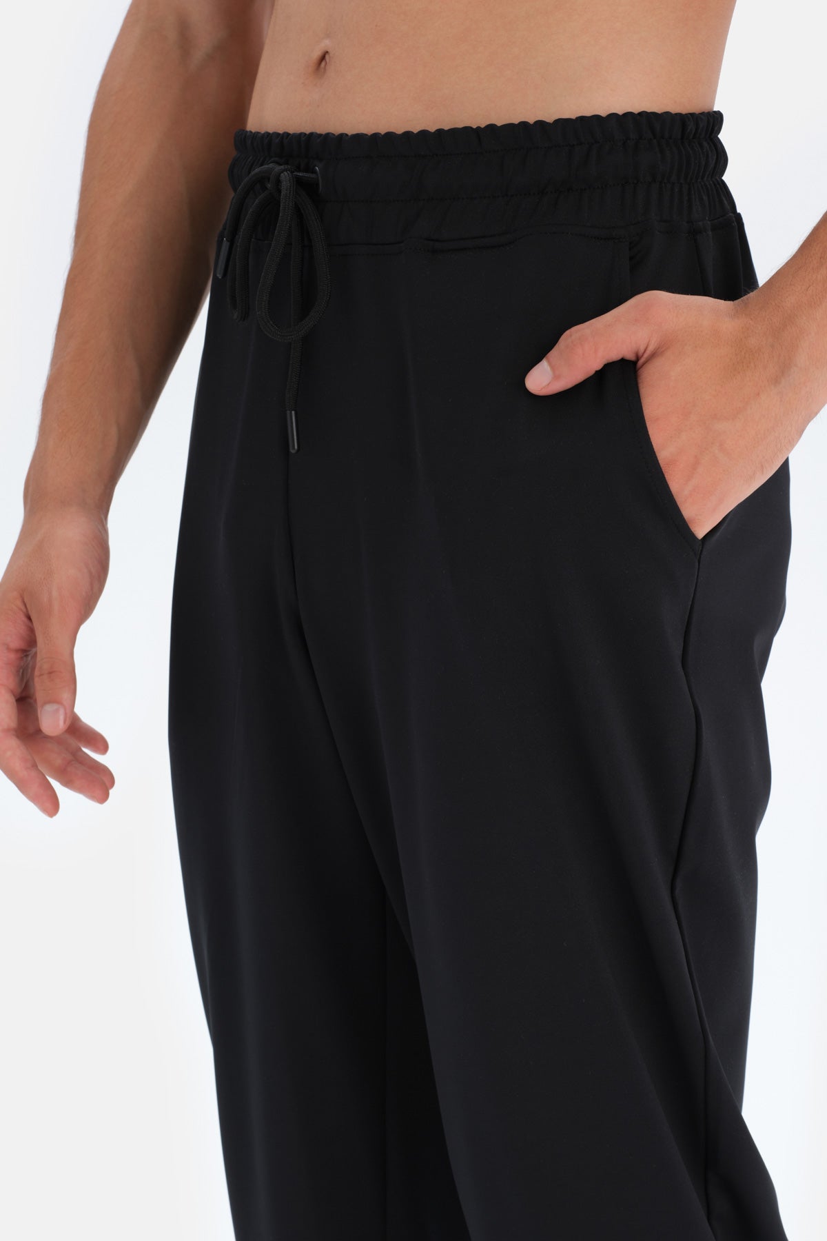 Black TRACKSUIT BOTTOM