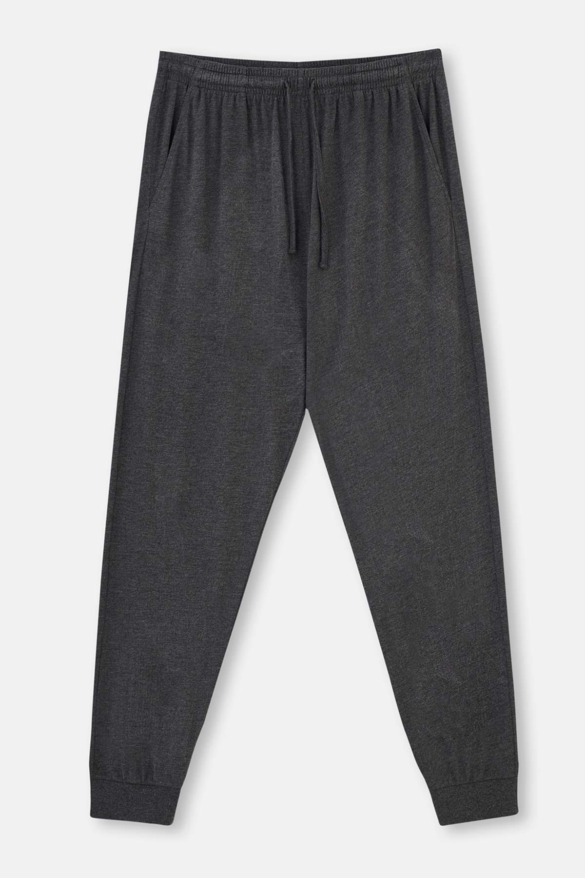 Anthracite Melange JOGGER KNITTED BOTTOM PAJAMAS