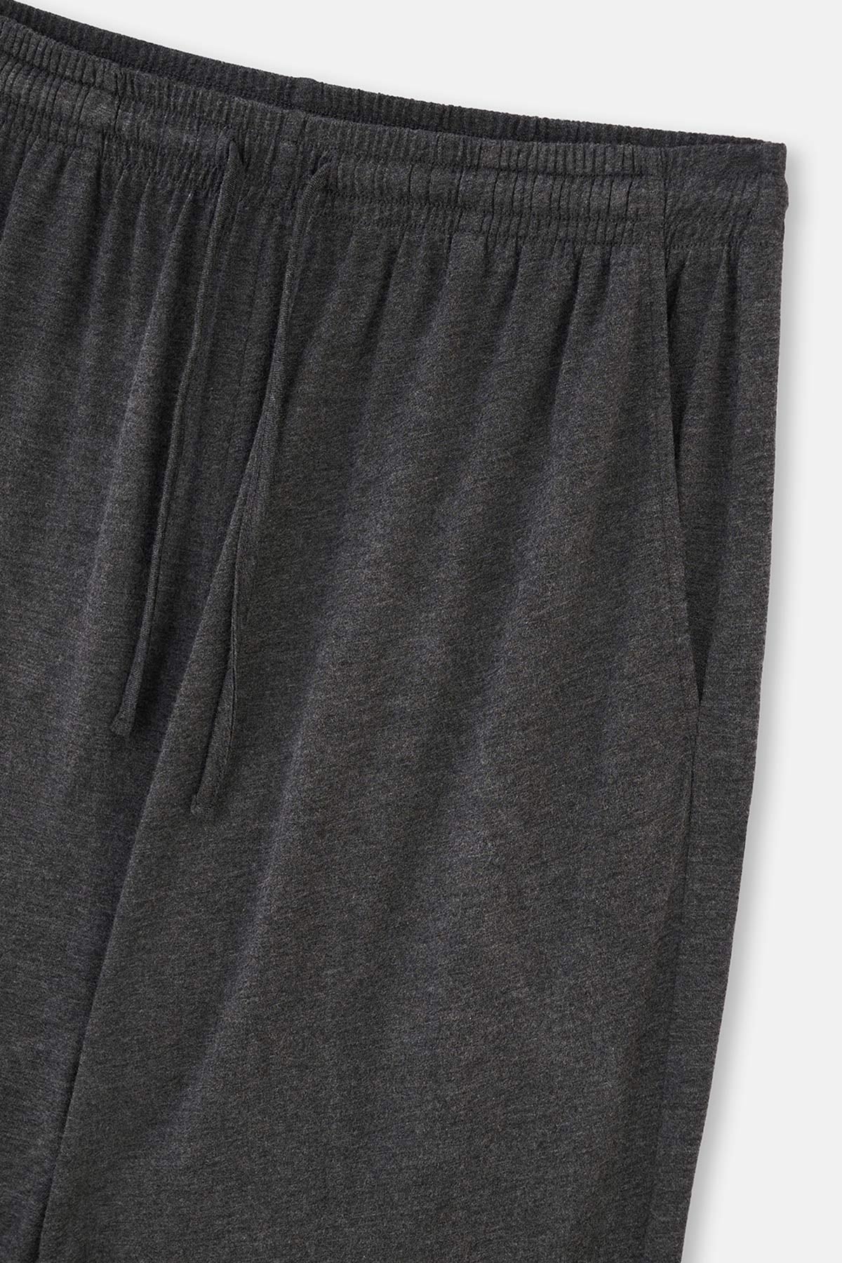 Anthracite Melange JOGGER KNITTED BOTTOM PAJAMAS