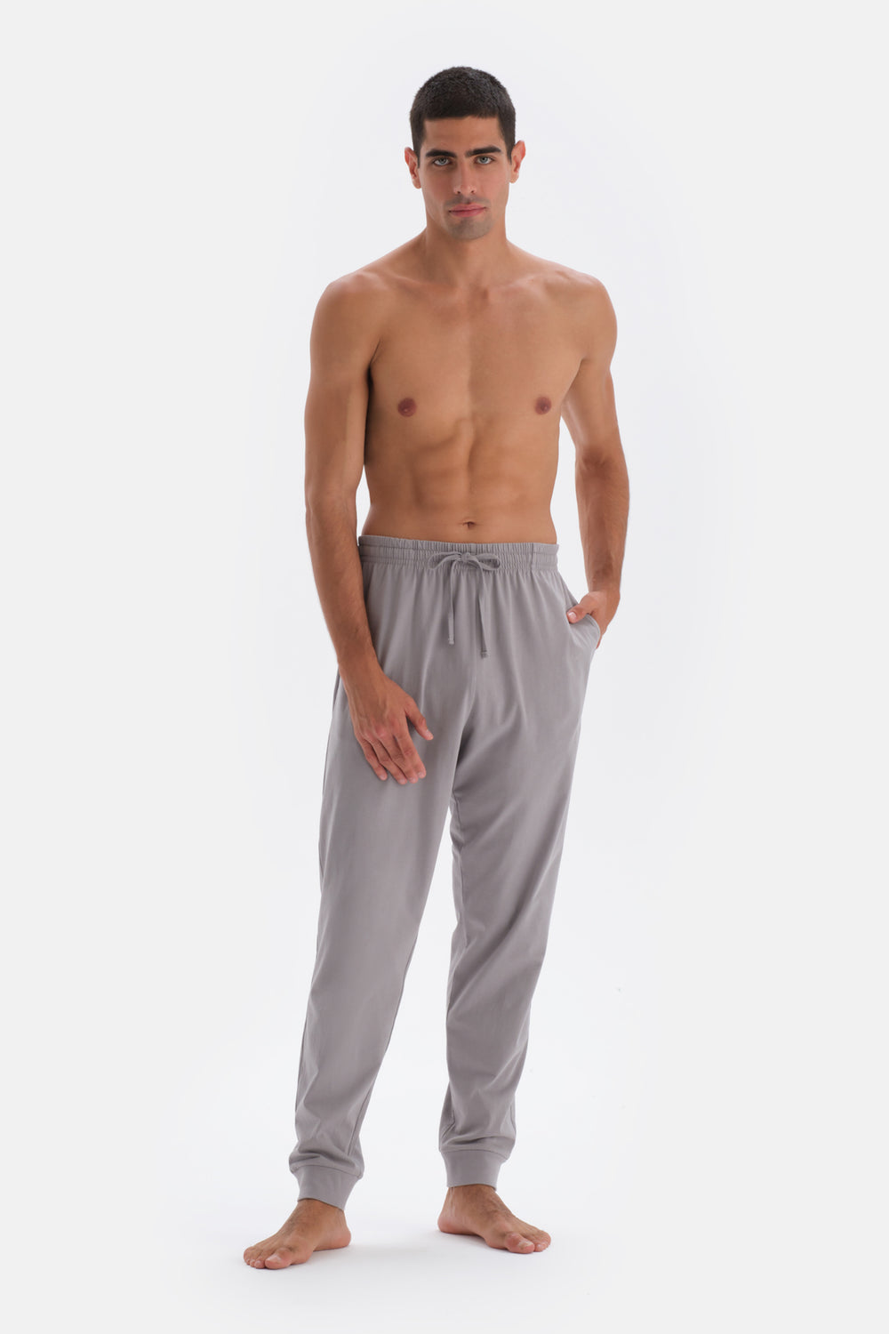 Terracotta CEREW-NECK SHORT SLEEVE PRINT DETAILED PAJAMA SUIT