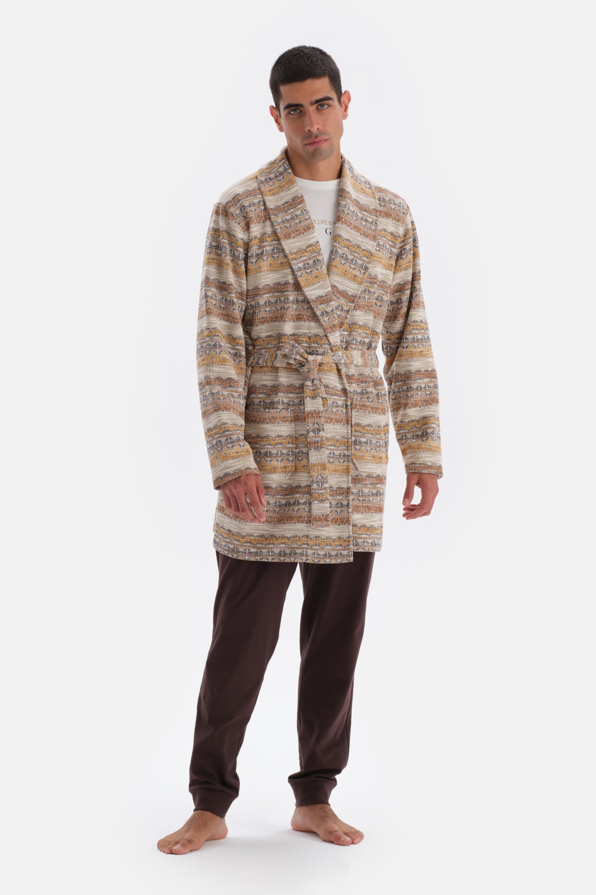 MULTICOLOR JACQUARD ROBE