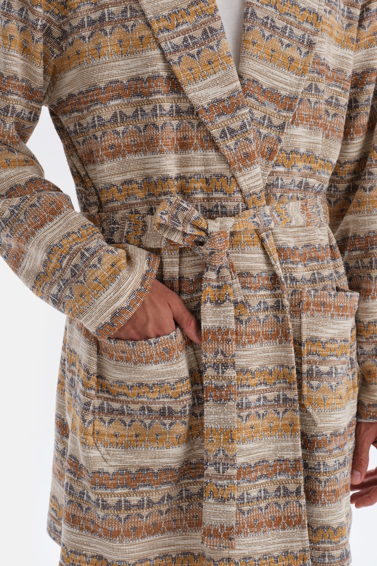 MULTICOLOR JACQUARD ROBE