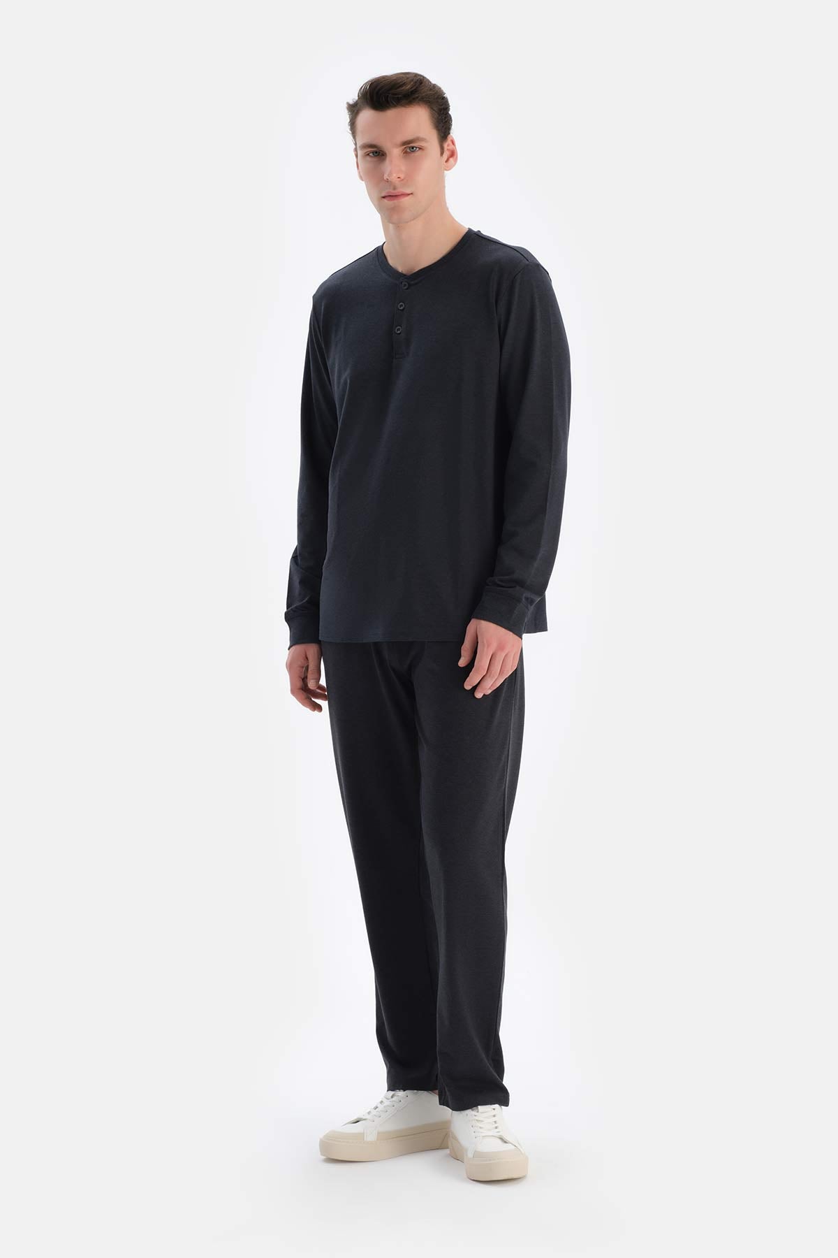 Füme Regular Fit Boru Paça Everfresh Pijama Altı