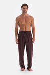Bordeaux LINED JACQUARD KNITTED SINGLE BOTTOM
