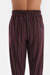 Bordeaux LINED JACQUARD KNITTED SINGLE BOTTOM