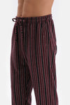 Bordeaux LINED JACQUARD KNITTED SINGLE BOTTOM