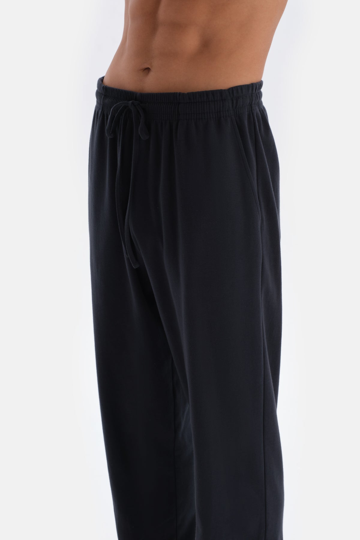 Navy FLAT LEG PAJAMA BOTTOM