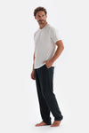 Green LINED JACQUARD KNITTED SINGLE BOTTOM